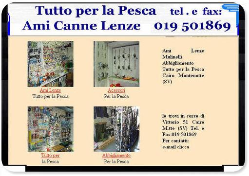 Ami Lenze tutto per la Pesca Punto pesca Cairo Montenotte Savona